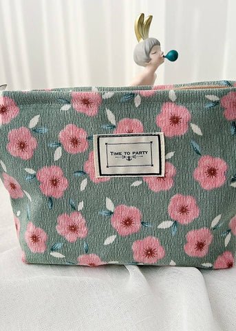 Vintage Corduroy Makeup Bag p