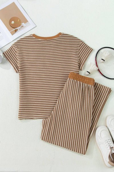 Rowen Stripe Pant Set