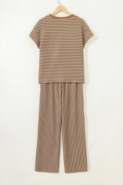 Rowen Stripe Pant Set